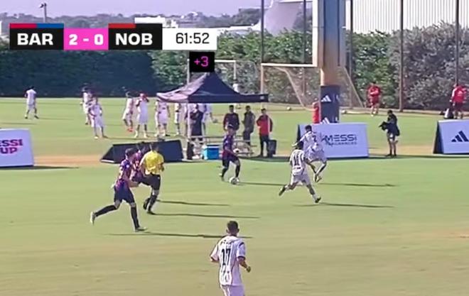 李昊炎替补出战，梅西杯巴萨U16队2-0击败纽维尔老男孩U16