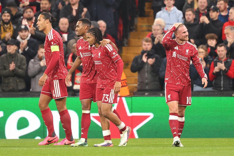 连扳4球逆转！利物浦4-3黄潜 欧冠开局3连胜 麦卡双响 维尔茨赛季首球